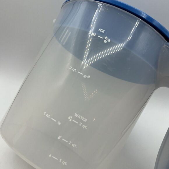 Mr Coffee Iced Tea Maker TM70 Pitcher ONLY Blue Replacement Part 3 QUART - Picture 2 of 5